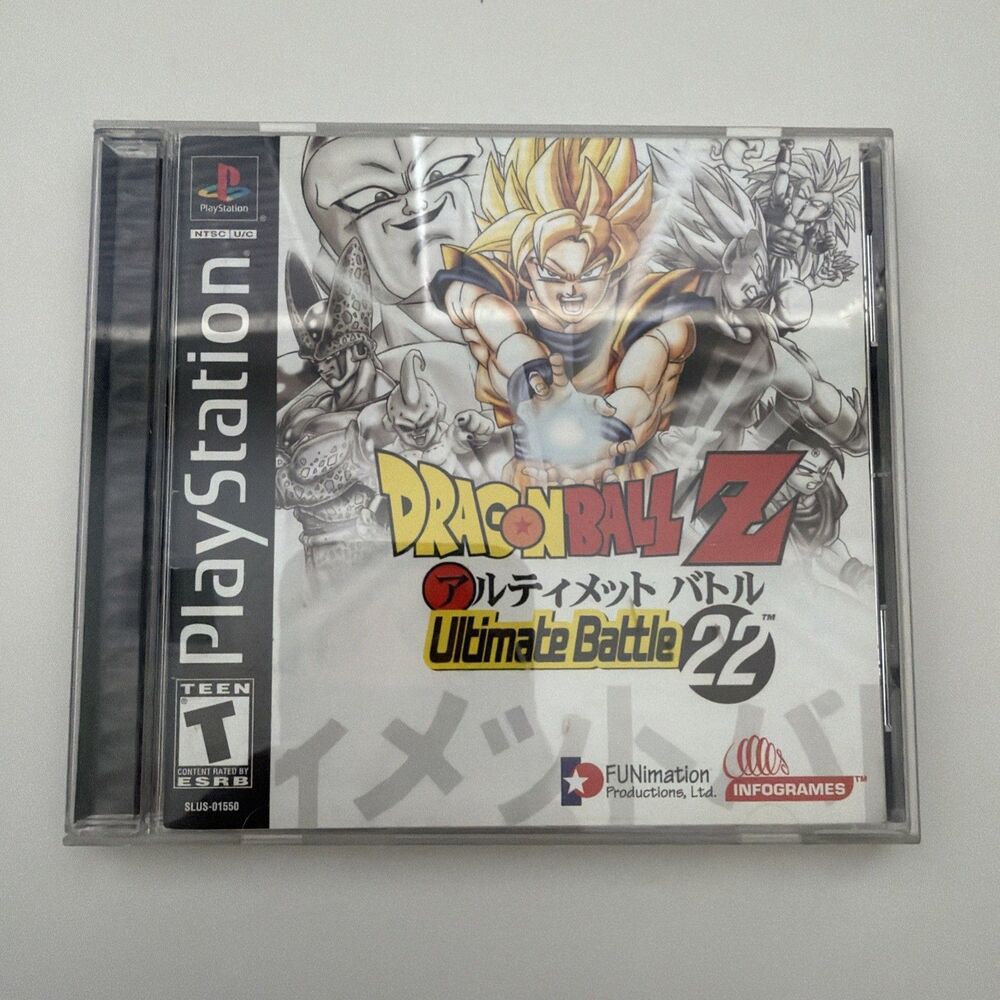 PlayStation 1 PS1 Game Dragonball Z Ultimate Battle 22 CIB Complete Tested